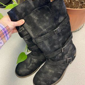 Crown Vintage Black Boots